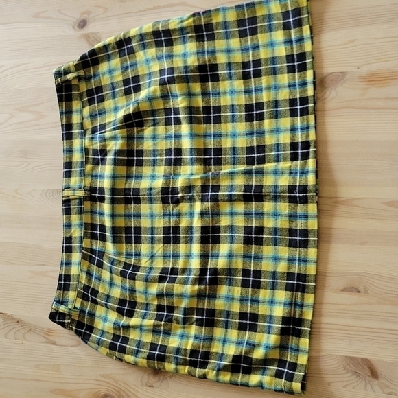 forever 21+ Checked Mini Skirt US 14 - Picture 2 of 6